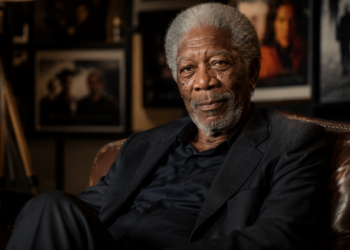 O projeto mais importante da vida de Morgan Freeman segue vivo (Imagem gerada por inteligência artificial)