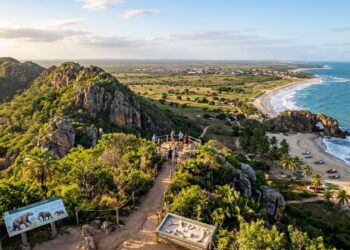 Praia, serra e sertão em um só lugar: cidade cearense a 130 km da capital guarda fósseis da megafauna e reserva surpresas surpreendentes