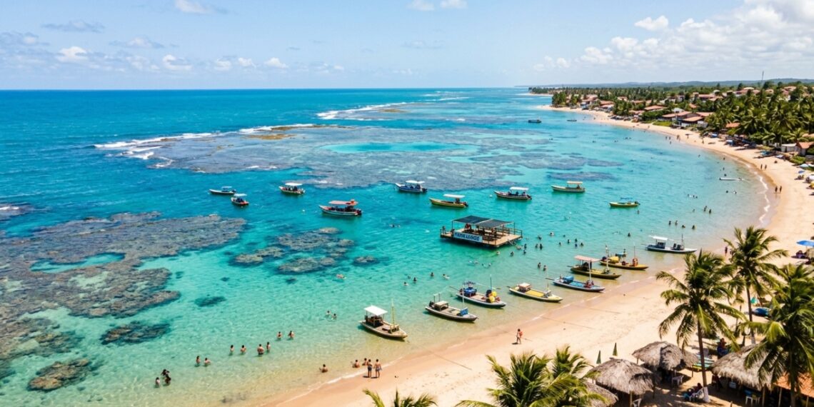 O Caribe potiguar tem um aquário natural de 13 km² formado por recifes a 7 km da praia no Rio Grande do Norte