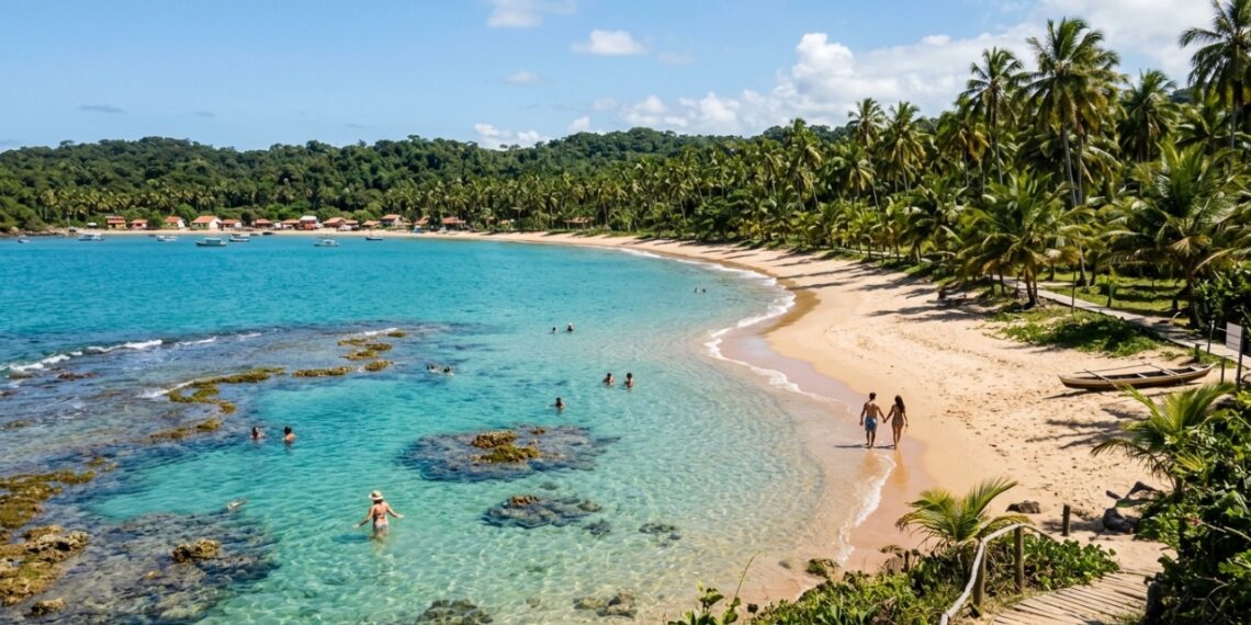 Uma aldeia indígena de 1705, uma usina inglesa esquecida e piscinas de coral: a península baiana onde a sede da cidade fica longe das praias