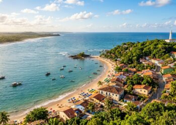 Vila baiana de ritmo lento e cercada por 678 metros de fortaleza: o refúgio atlântico fascina turistas com passeio de oito horas de barco