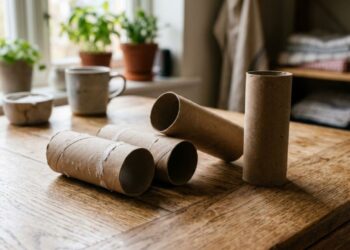 Não jogue os rolos de papel toalha vazios fora: ideias para reutilizar esses tubos para organizar cabos e fios elétricos na gaveta de casa