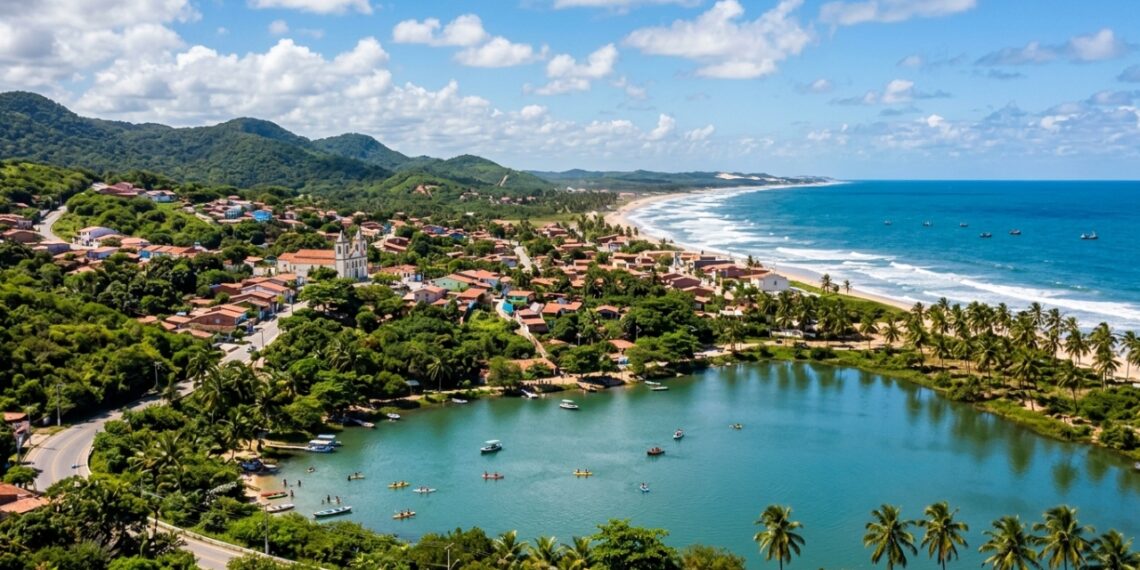 Terra das Lagoas com 26 espelhos d'água entre dunas: o refúgio natural a 40 km de Natal que leva o nome de uma pioneira