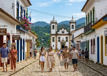 A primeira cidade do Brasil reconhecida pela UNESCO por cultura e natureza ao mesmo tempo: o centro colonial onde o mar invade as ruas na lua cheia