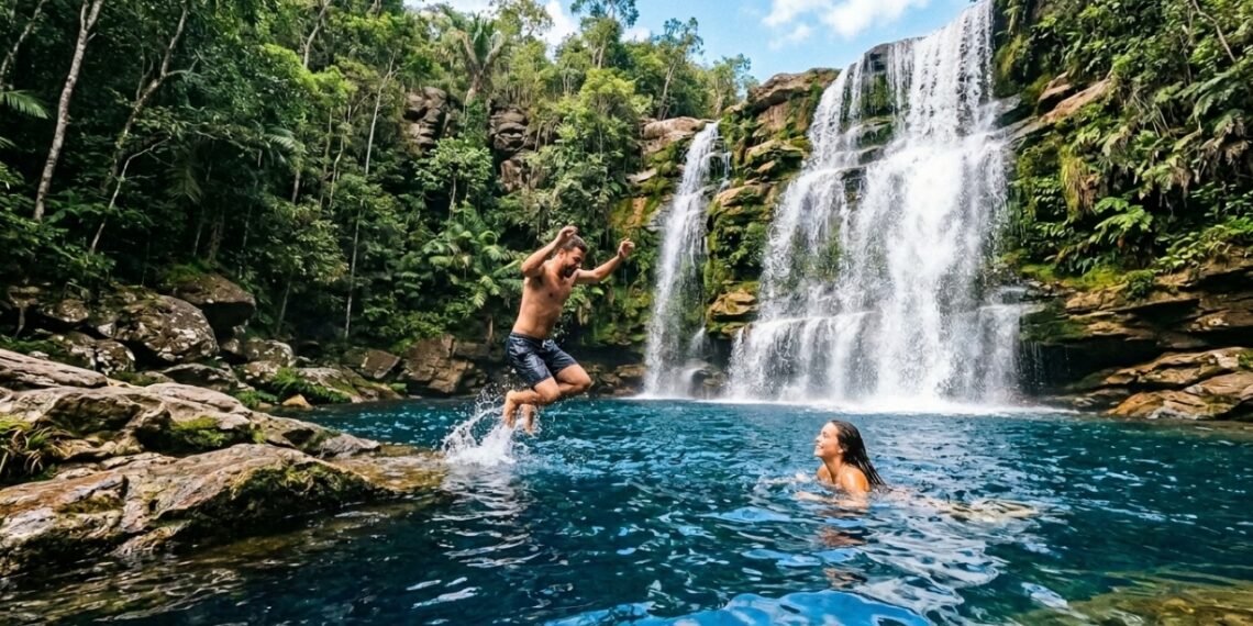 Extremo norte da Chapada guarda águas mais azuis do Maranhão: cidade do polo turístico cativa por cachoeiras gigantes e belezas raras