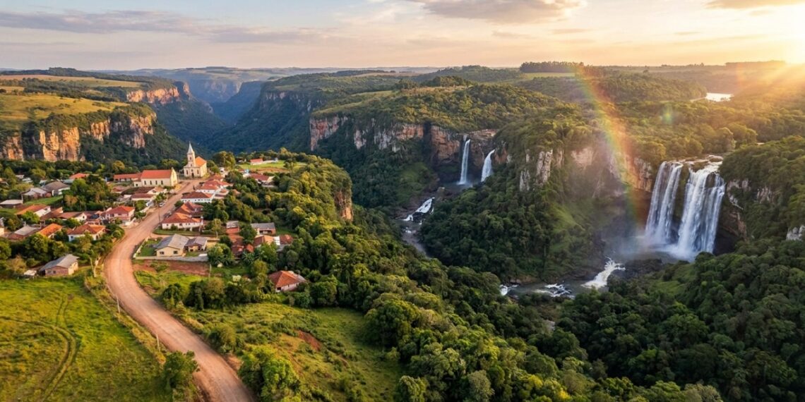 O paraíso das cachoeiras do Paraná: a cidade com mais de 60 quedas d'água e um cânion de paredões de 100 metros