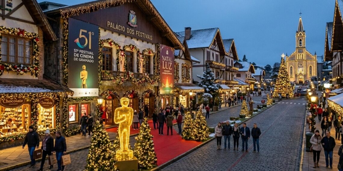 Europa em miniatura na Serra Gaúcha: destino de charme inigualável celebra o cinema brasileiro de elite e a magia das festas de Natal