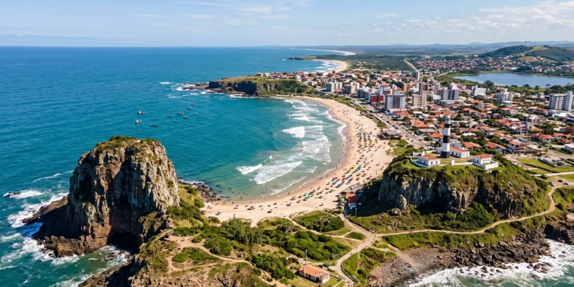 Com chancela de Geoparque Mundial da UNESCO e refúgio de lobos-marinhos: a joia litorânea ostenta falésias de 120 milhões de anos