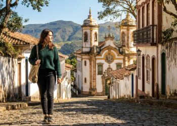 A primeira cidade do Brasil reconhecida pela UNESCO em 1980 guarda o maior conjunto barroco do mundo a 95 km de BH