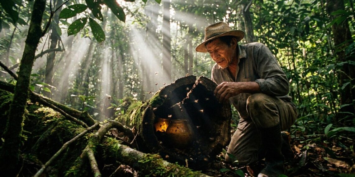 Estas abelhas nativas sem ferrão que viraram destaque na Amazônia porque além de produzirem um mel medicinal raro alcançam alto valor no mercado global