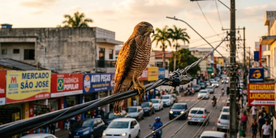 Este gavião-carijó considerado uma das aves de rapina mais comuns do Brasil surpreende biólogos ao registrar recorde histórico de adaptação em áreas urbanas
