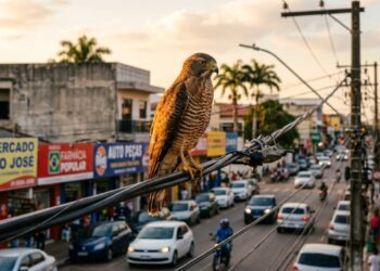 Este gavião-carijó considerado uma das aves de rapina mais comuns do Brasil surpreende biólogos ao registrar recorde histórico de adaptação em áreas urbanas