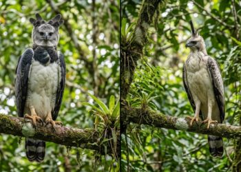 O enigmático gavião-real-falso, que ganhou notoriedade na biologia devido à sua semelhança com a lendária harpia, coloca em risco a preservação dos rapinantes na Amazônia