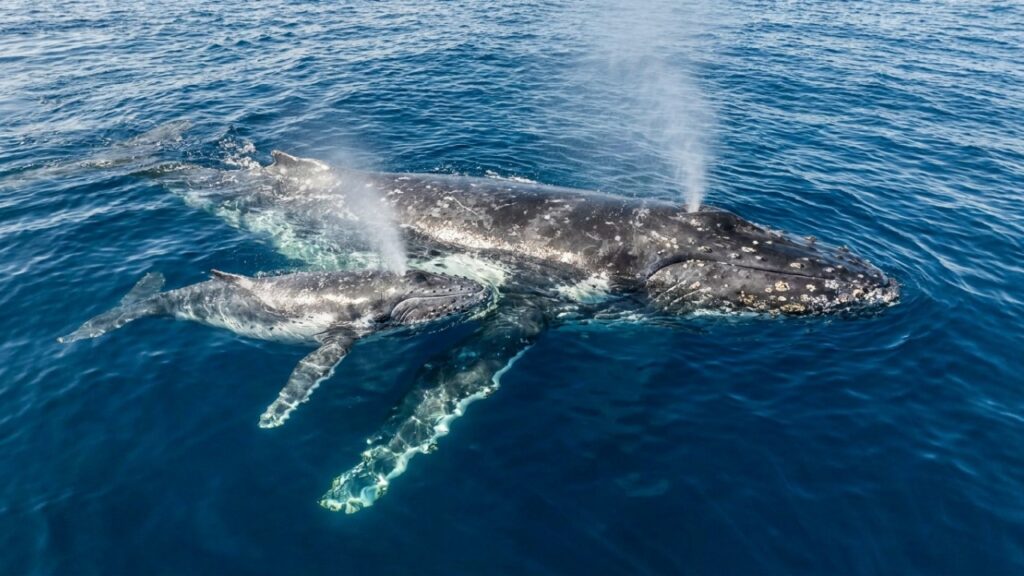A biologia marinha afirma que as baleias-jubarte que entram em descanso profundo no oceano tendem a adotar um padrão de sono muito específico e surpreendente