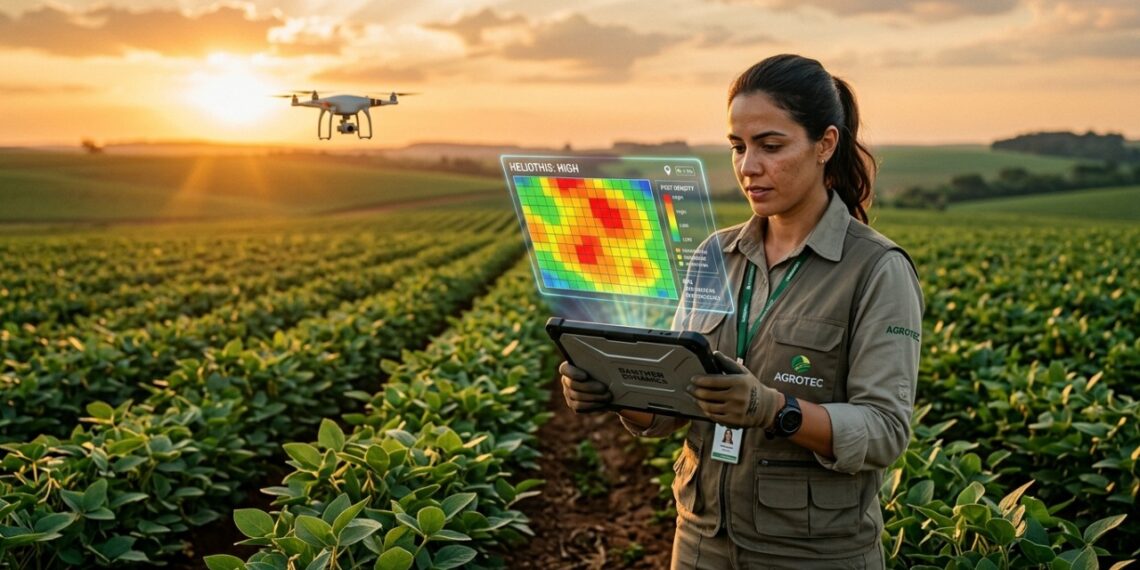 Esta nova técnica agrícola que elimina pragas da lavoura usando controle biológico de precisão para reduzir o uso de defensivos químicos e aumentar a segurança dos alimentos nas plantações