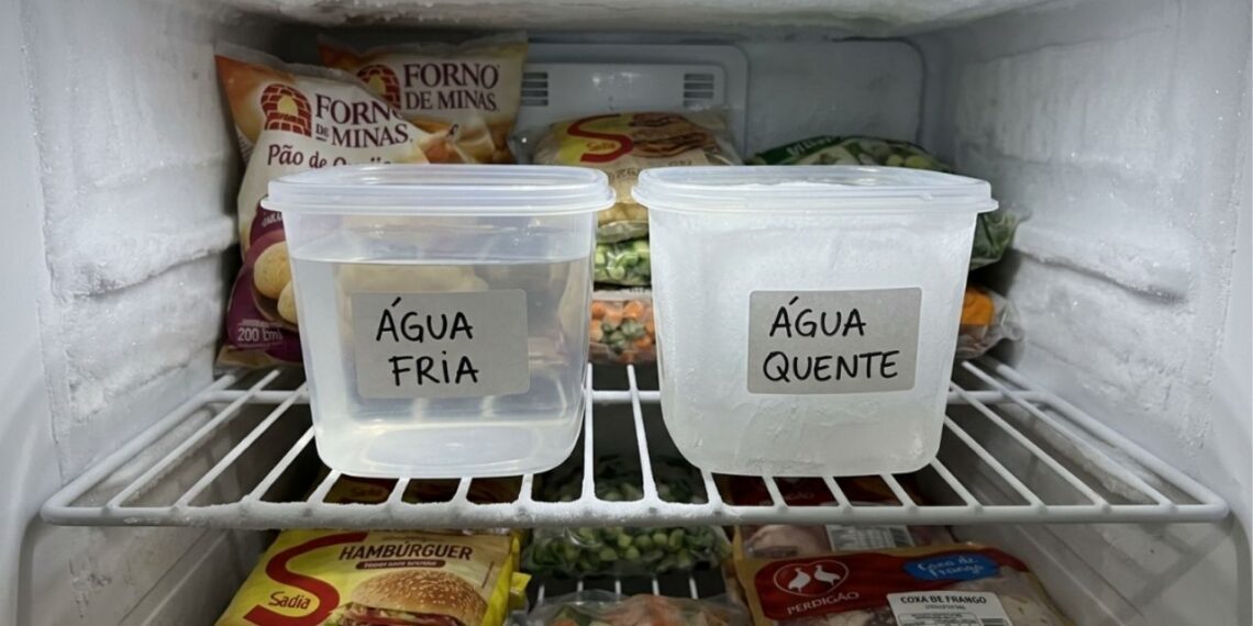 Por que a água quente pode congelar mais rápido que a fria no congelador e o efeito que intriga a ciência até hoje