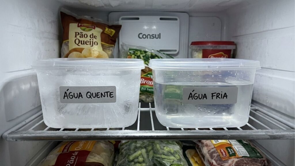 Por que a água quente pode congelar mais rápido que a fria no congelador e o efeito que intriga a ciência até hoje