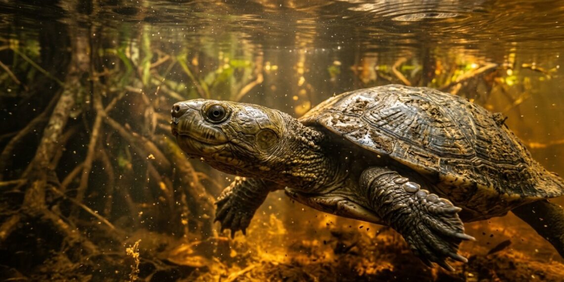 A intrigante tartaruga da Amazônia, que ganhou notoriedade na biologia por, além de utilizar o magnetismo terrestre para se locomover, ser capaz de voltar à praia onde nasceu