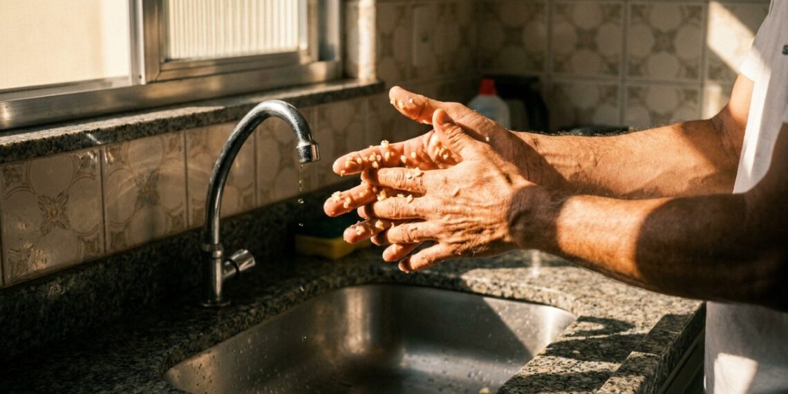 Como remover o cheiro forte de alho e cebola das mãos: o truque fácil de esfregar os dedos na pia de inox sob a água que está na moda