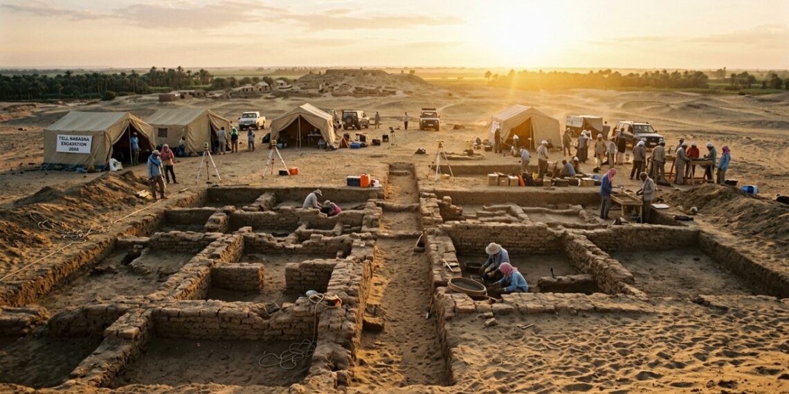 Esta cidade egípcia de Imet considerada desaparecida há 2500 anos surpreende arqueólogos ao revelar ruas e construções inteiras escondidas sob a areia do deserto