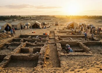 Esta cidade egípcia de Imet considerada desaparecida há 2500 anos surpreende arqueólogos ao revelar ruas e construções inteiras escondidas sob a areia do deserto