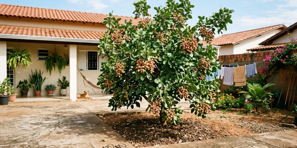 A planta de pistache, que está se tornando uma tendência no cultivo doméstico, além de necessitar de pouca irrigação, produz colheitas de grande valor