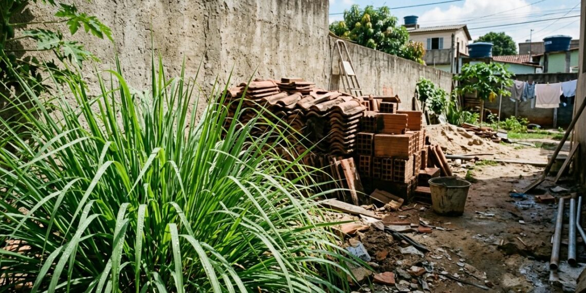 As 6 folhagens de defesa que espantam escorpiões dos montes de telha e deixam a obra do quintal livre de riscos
