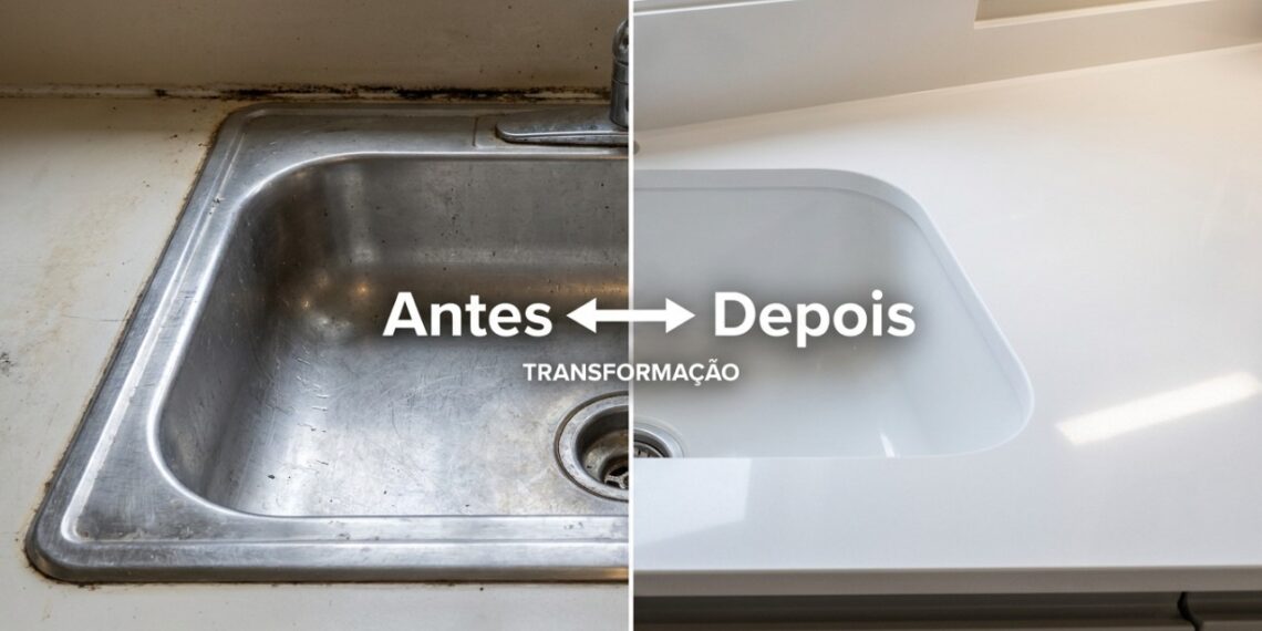 Adeus às pias de alumínio que riscam fácil: a tendência minimalista para embutir pias de quartzo invisíveis na cozinha