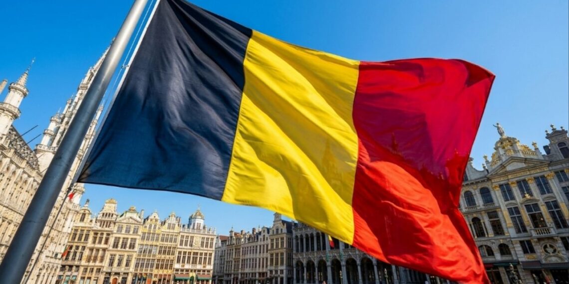 Por que a bandeira da Bélgica possui três faixas verticais nas cores preto, amarelo e vermelho, e de onde vieram essas cores?