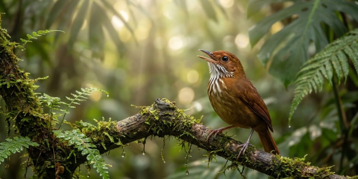 O uirapuru-verdadeiro se destacou na biologia porque, além de atrair fêmeas com notas musicais perfeitas, consegue calar todos os rivais na floresta amazônica