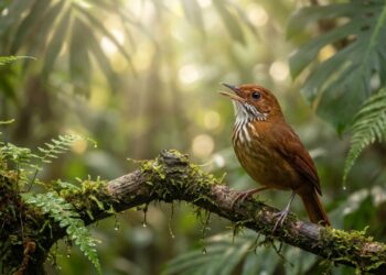 O uirapuru-verdadeiro se destacou na biologia porque, além de atrair fêmeas com notas musicais perfeitas, consegue calar todos os rivais na floresta amazônica