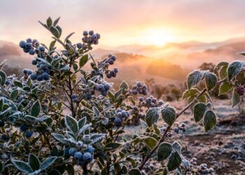As 11 frutíferas de clima temperado que exigem o frio do inverno rigoroso para garantir uma colheita farta de frutas vermelhas