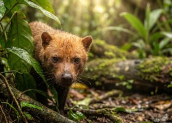 O cachorro-vinagre, uma espécie rara que ganhou notoriedade na biologia por, além de viver nas várzeas escondidas da Amazônia, organizar caçadas coletivas utilizando táticas semelhantes às dos lobos.