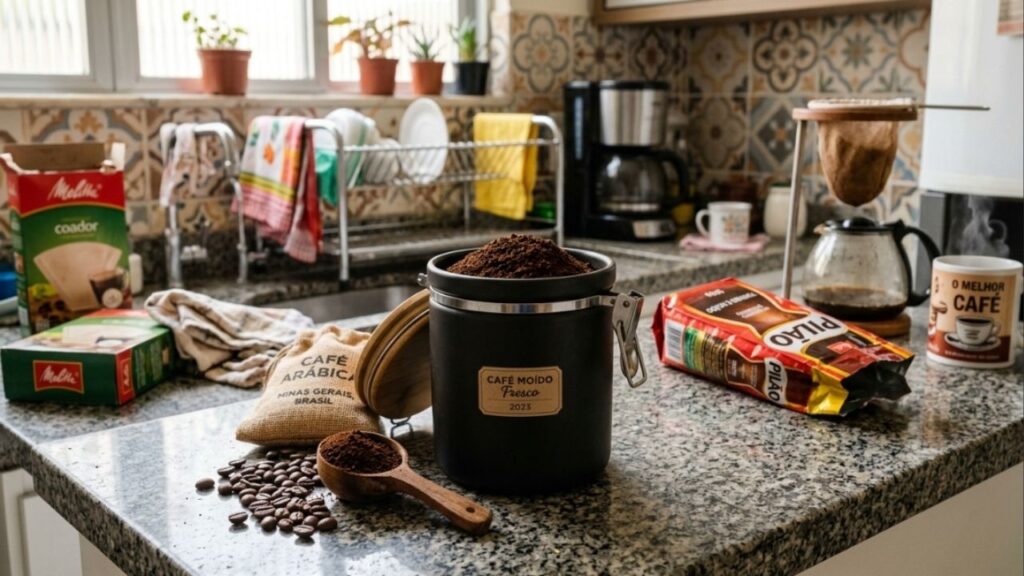 Pare de guardar o pó de café no armário dentro da embalagem fechada com pregador: essa é a maneira correta de armazenar para preservar o aroma e o sabor intenso