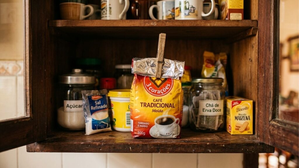 Pare de guardar o pó de café no armário e dentro da embalagem fechada com pregador: essa é a maneira correta de armazenar para preservar o aroma e o sabor intenso