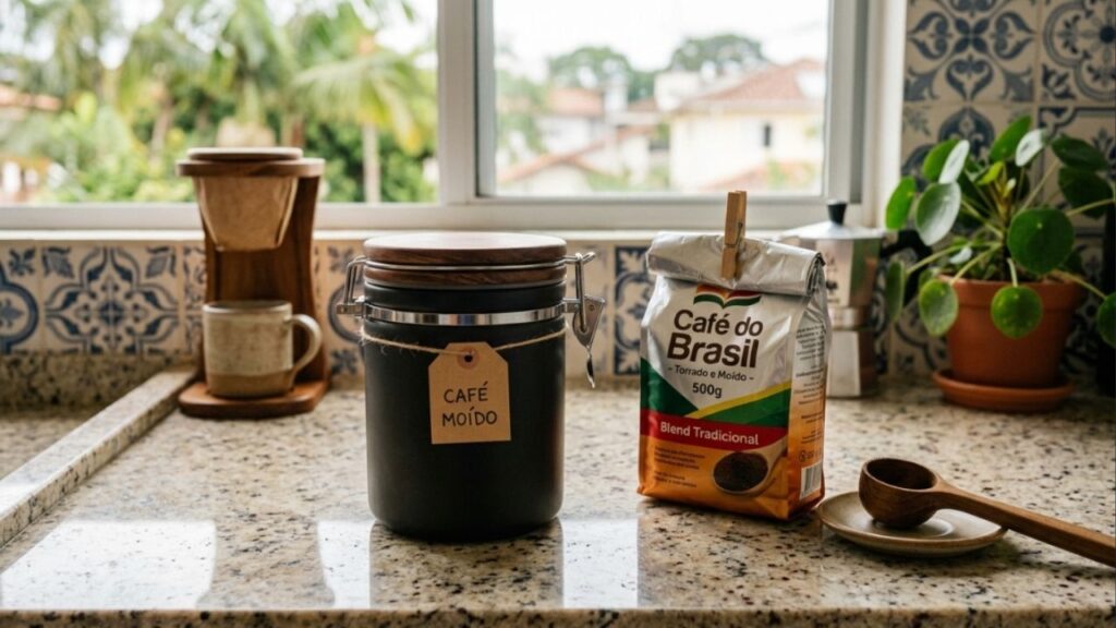 Pare de guardar o pó de café no armário dentro da embalagem fechada com pregador: essa é a maneira correta de armazenar para preservar o aroma e o sabor intenso