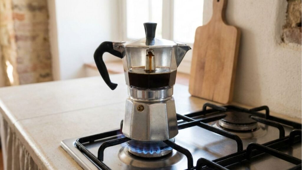 Como preparar o café perfeito na cafeteira italiana segundo os princípios da química: água, pó e chama