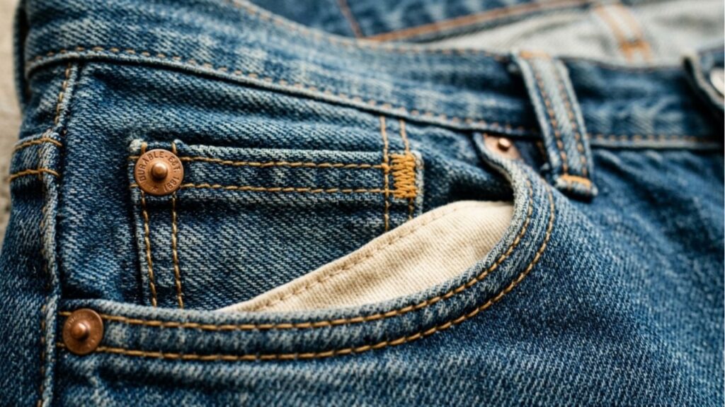 Para que servem os pequenos pinos de metal nos cantos do bolso da calça jeans que ninguém sabe explicar