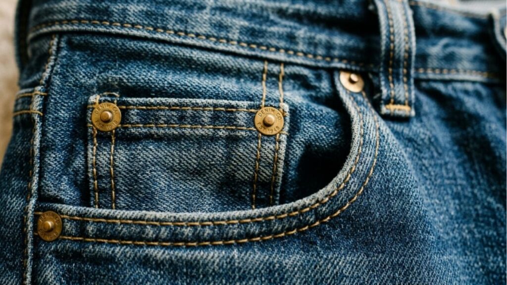 Para que servem os pequenos pinos de metal nos cantos do bolso da calça jeans que ninguém sabe explicar