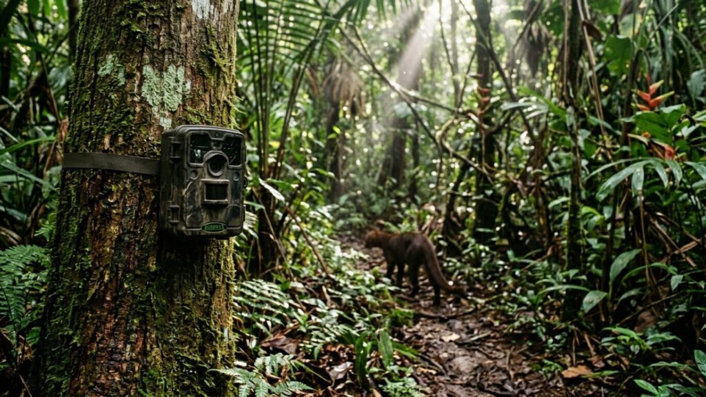 Este gato-mourisco que virou destaque entre biólogos porque além de viver na floresta amazônica consegue se consolidar como o felino mais furtivo e esquivo da região