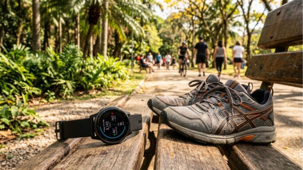 Os treinadores concordam: "Caminhar 5 dias por semana, de segunda a sexta-feira, resulta numa perda de 78.000 calorias por ano."