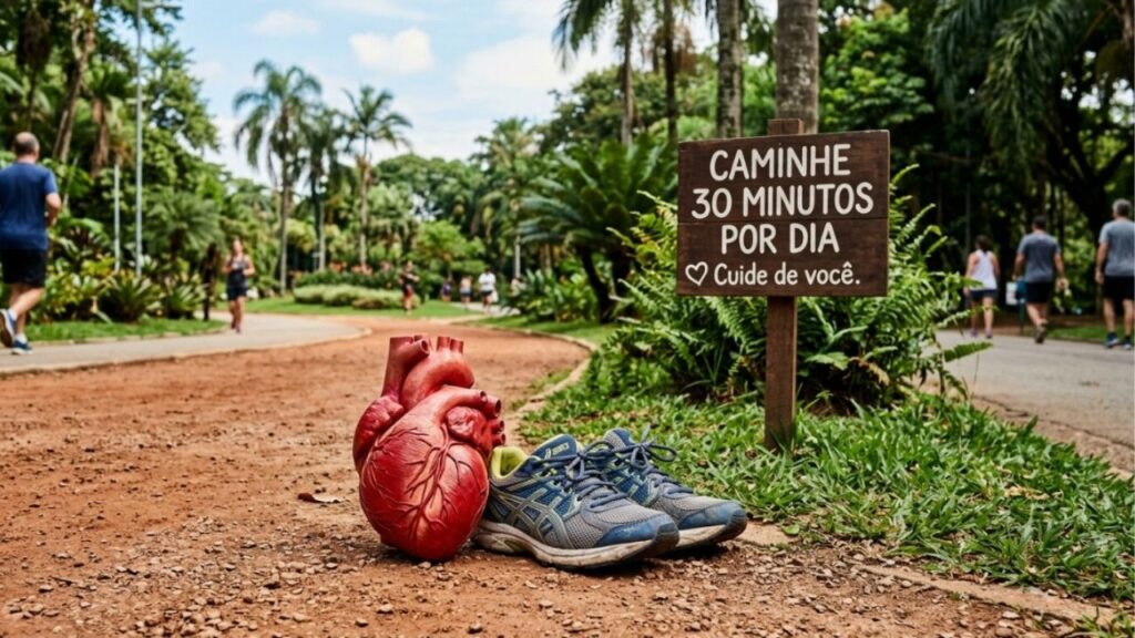 Os cardiologistas concordam: “Caminhar 30 minutos todos os dias resulta em uma redução de até 30% no risco de infarto por ano.”