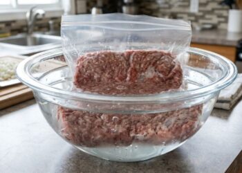 Pare de guardar a carne moída em um bloco grosso e duro no congelador: essa é a maneira correta de congelar e preservar a suculência