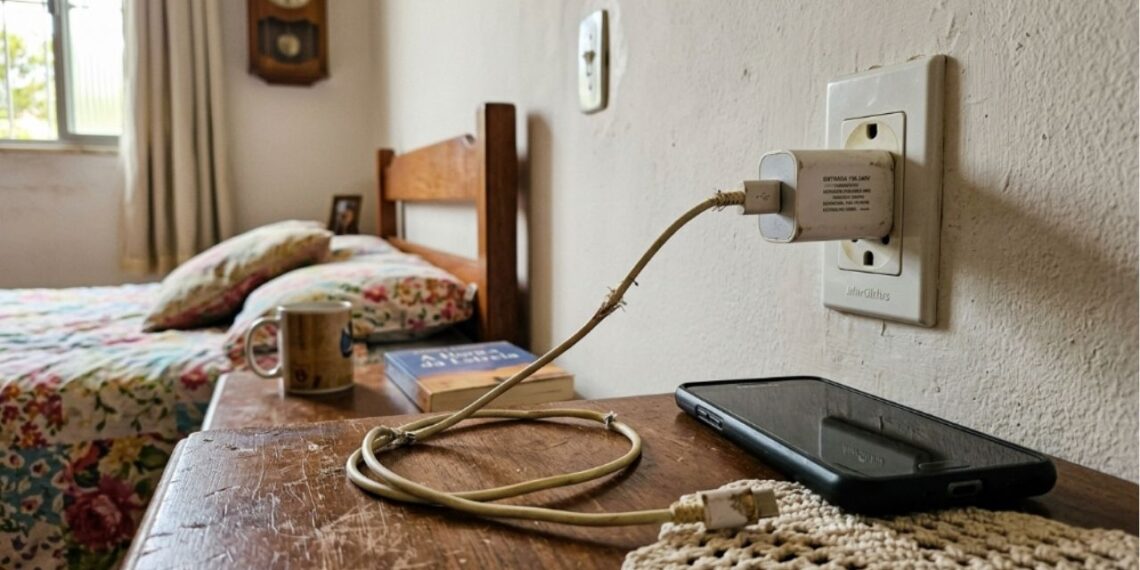 O que estraga primeiro se você deixa o carregador na tomada sem o celular: o aparelho ou a fiação