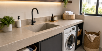 Adeus Ao Laminado Branco Na Bancada Da Lavanderia A Nova Tendencia E Mais Resistente Sustentavel E Nao Mancha Com Sabao Liquido