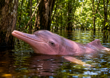 O Boto Cor De Rosa Ganhou Notoriedade Na Fauna Amazonica Devido A Sua Habilidade De Virar O Pescoco Durante Cheias Da Floresta E Capturar Peixes Com Ecolocalizacao Precisa