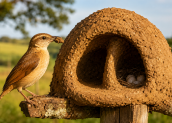 A Ave Joao De Barro Do Brasil Que Ganhou Notoriedade Na Ciencia Por Alem De Moldar Barro Ser Capaz De Construir Casas Naturais Que Protegem Contra Calor E Predadores