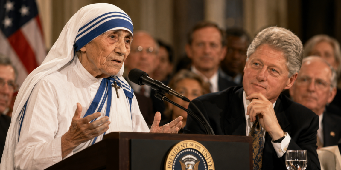 Bill Clinton Ao Comentar A Grandiosidade E O Legado De Madre Teresa Disse Ela Verdadeiramente Viveu Aquilo Que Dizia