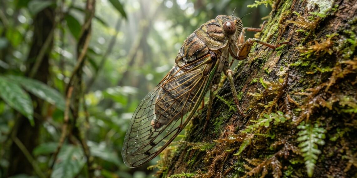 A espécie de cigarra amazônica que virou destaque entre pesquisadores porque além de produzir um som extremo consegue auxiliar no monitoramento da biodiversidade da floresta