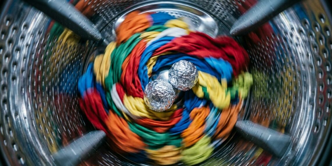 Colocar bolas de papel alumínio dentro da máquina de lavar roupas: para que serve e por que recomendam